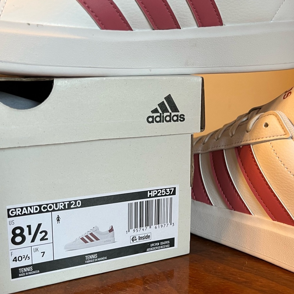 ADIDAS Women's Grand Court 2.0 Shoes - Picture 9 of 9
